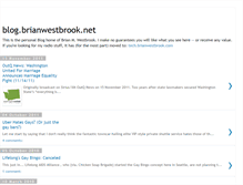 Tablet Screenshot of blog.brianwestbrook.net